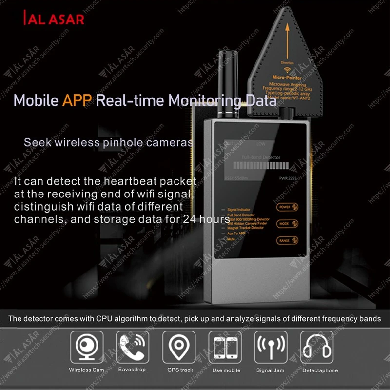 50MHz-8GHZ Professional Wireless Detector suppliers